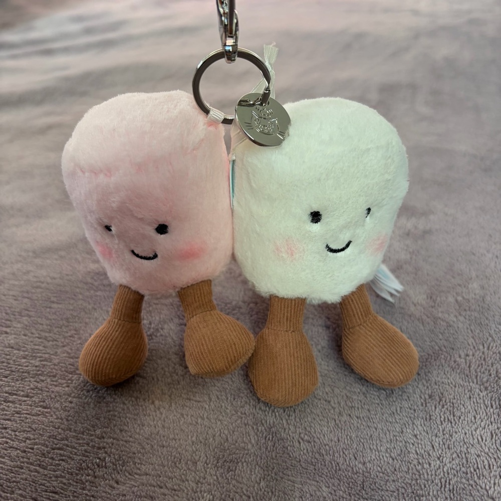 Jellycat Marshmallows Plush Keychain - Picture 3 of 5